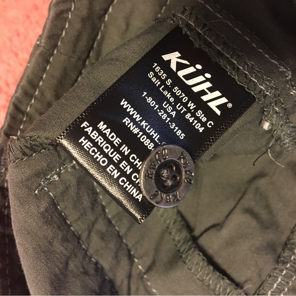Kuhl Lightweight Cotton/Nylon Hiking Travel Pants/Capris, 4 - Picture 6 of 10